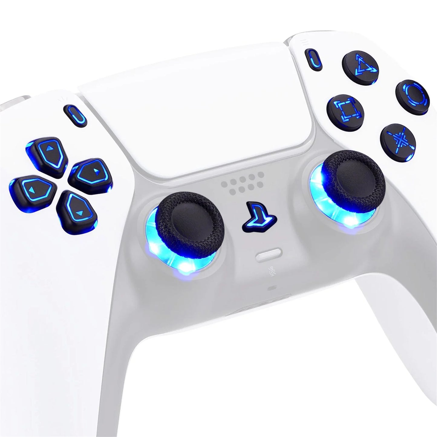 Multi-colors_ILLuminated_D-pad_Thumbsticks_Share_Option_Home_Face_Buttons_Matte_UV_Black_Classical_Symbols_Buttons_7_Colors_9_Modes_Touch_Control_DTF_LED_Kit_Compatible_With_PS5_Cont_24896598-56bf-4dbe-a106-661