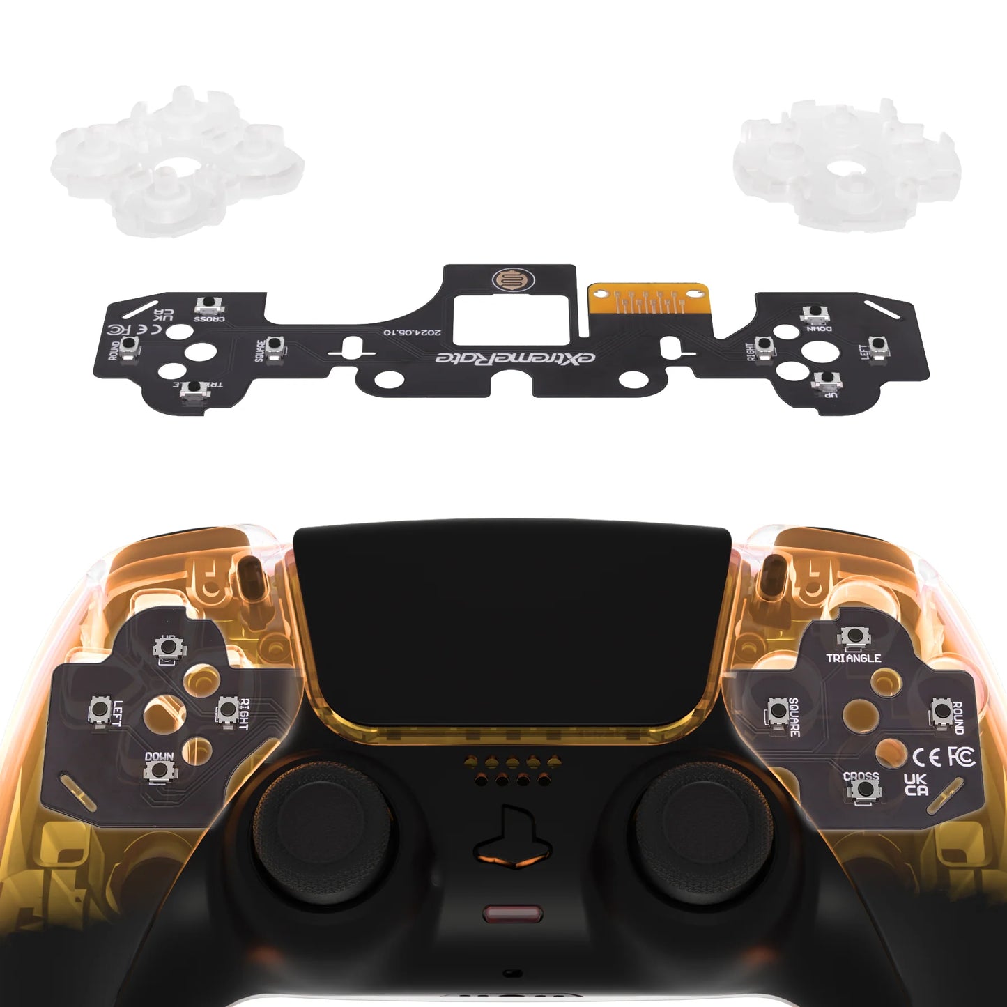 eXtremeRate_Face_Clicky_Kit_for_PS5_Controller_BDM-010_020_Custom_Hard_Silicone_Tactile_Switch_Dpad_Action_Buttons_for_PS5_Controller-3