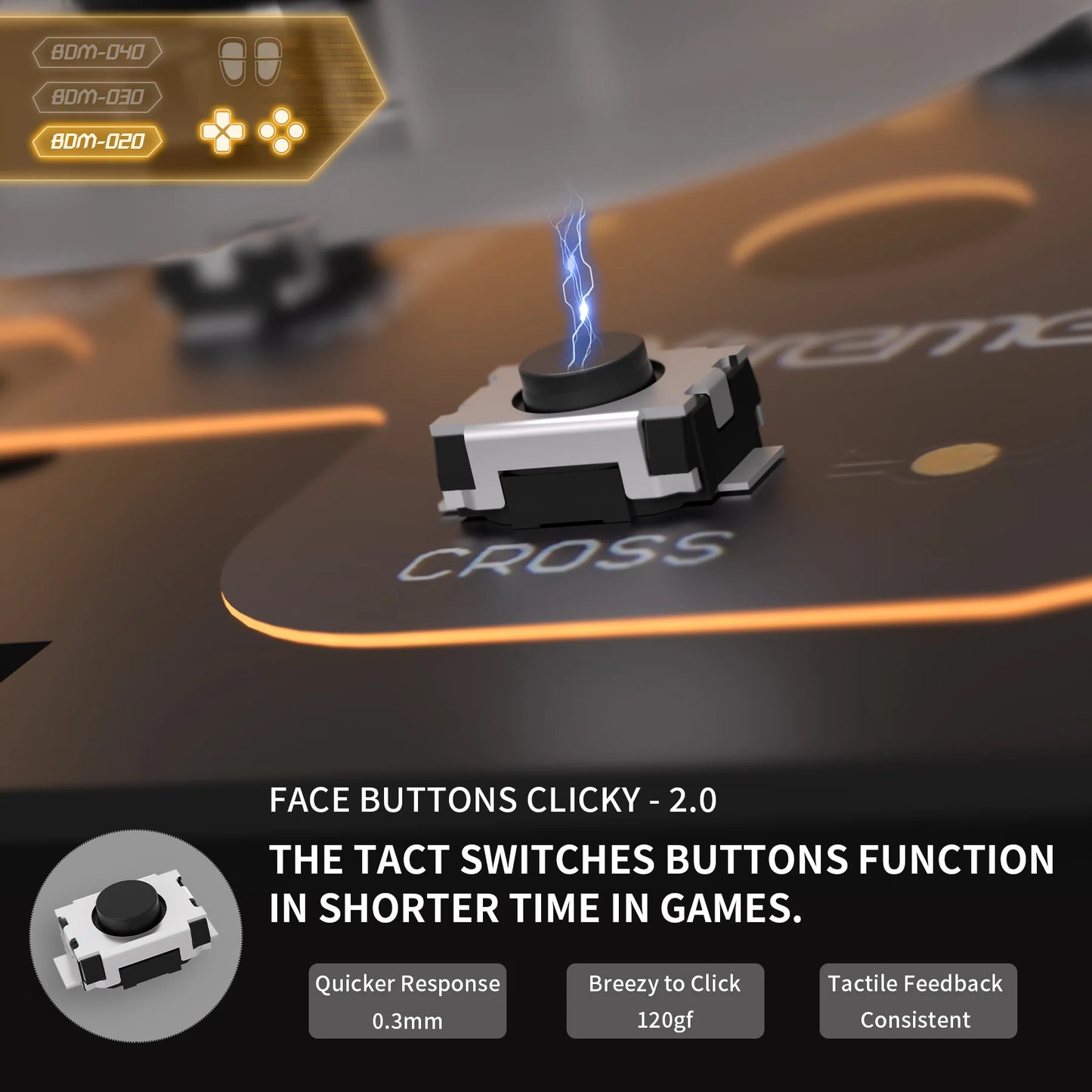 eXtremeRate_Face_Clicky_Kit_for_PS5_Controller_BDM-010_020_Custom_Hard_Silicone_Tactile_Switch_Dpad_Action_Buttons_for_PS5_Controller-8