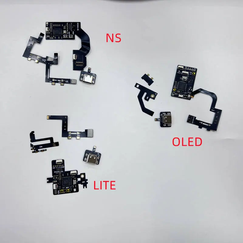 Picofly RP2040 Mod-Chip Set + Flex-Kabel für Nintendo Switch (OLED, Lite, V1/V2) abxone