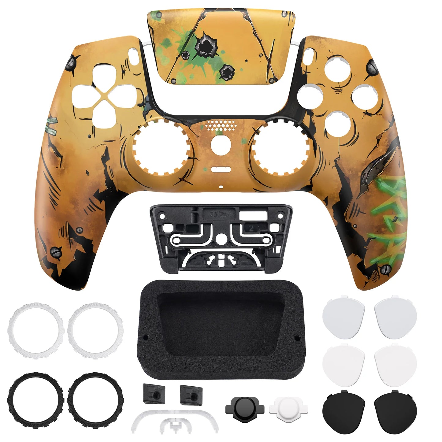 eXtremeRate Faceplate für PS5 Controller – Design: Luna Borderlands