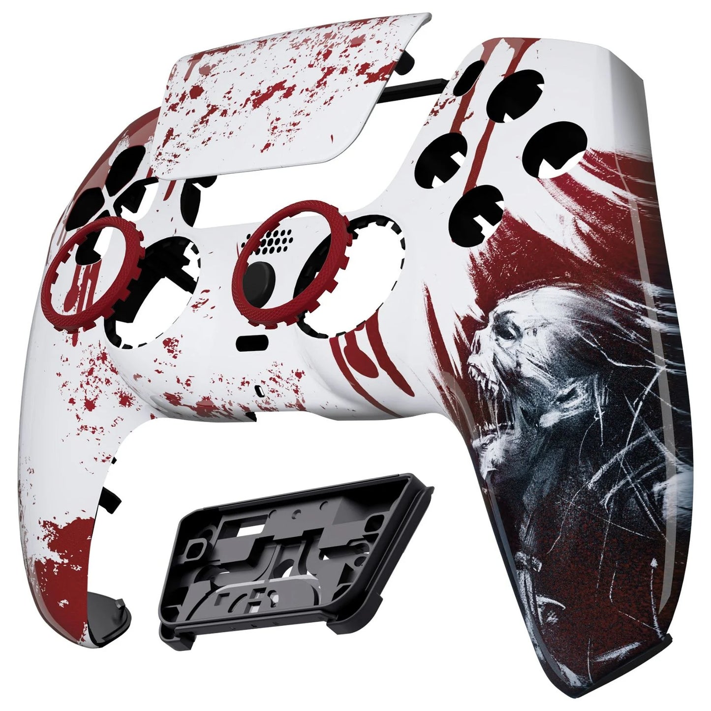 Luna_Redesigned_Glossy_Blood_Zombie_Front_Shell_With_Touchpad_Compatible_With_PS5_Controller_BDM-010_BDM-020_BDM-030_BDM-040_-_GHPFT002WS_-_Extremerate_Wholesale-903185