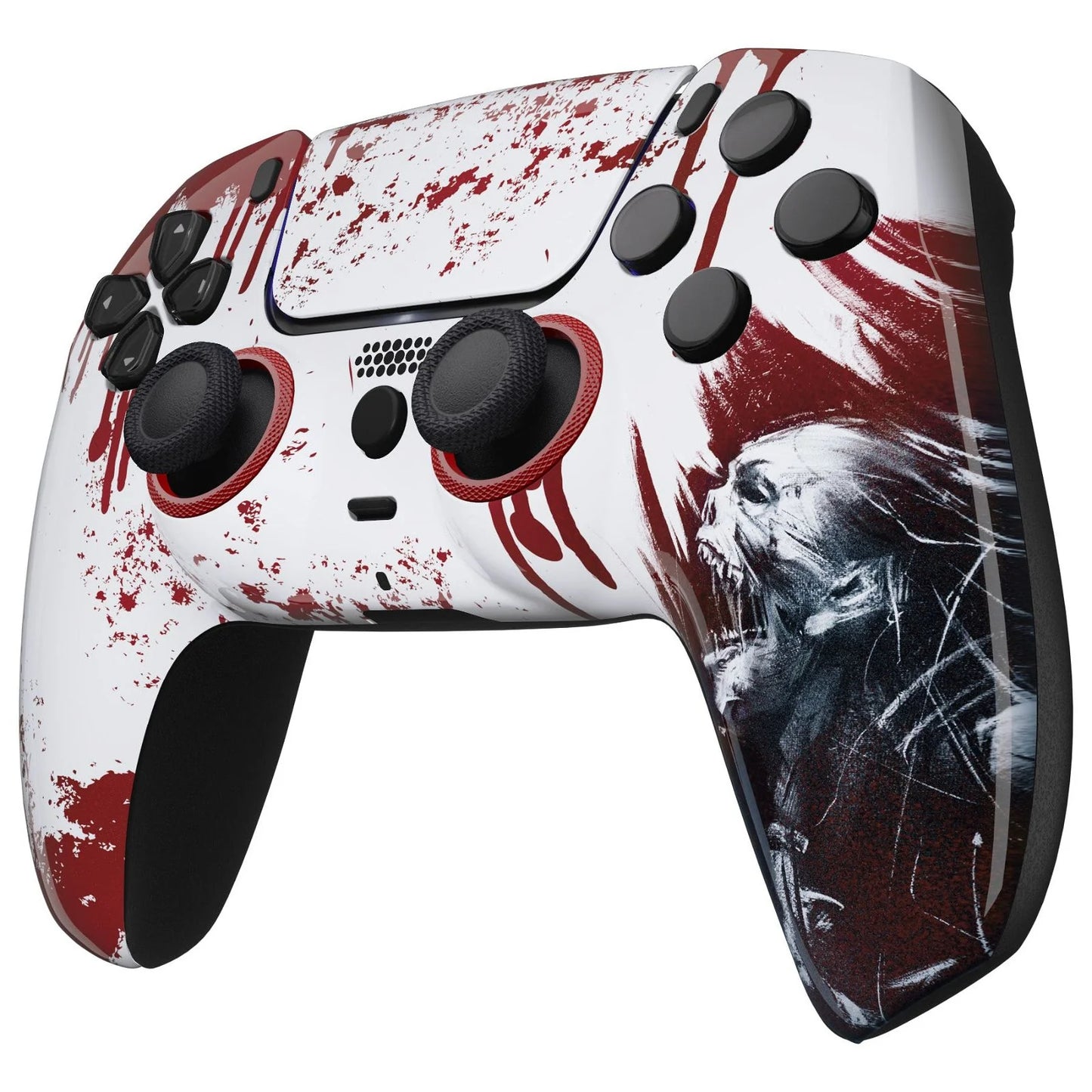 Luna_Redesigned_Glossy_Blood_Zombie_Front_Shell_With_Touchpad_Compatible_With_PS5_Controller_BDM-010_BDM-020_BDM-030_BDM-040_-_GHPFT002WS_-_Extremerate_Wholesale-903195