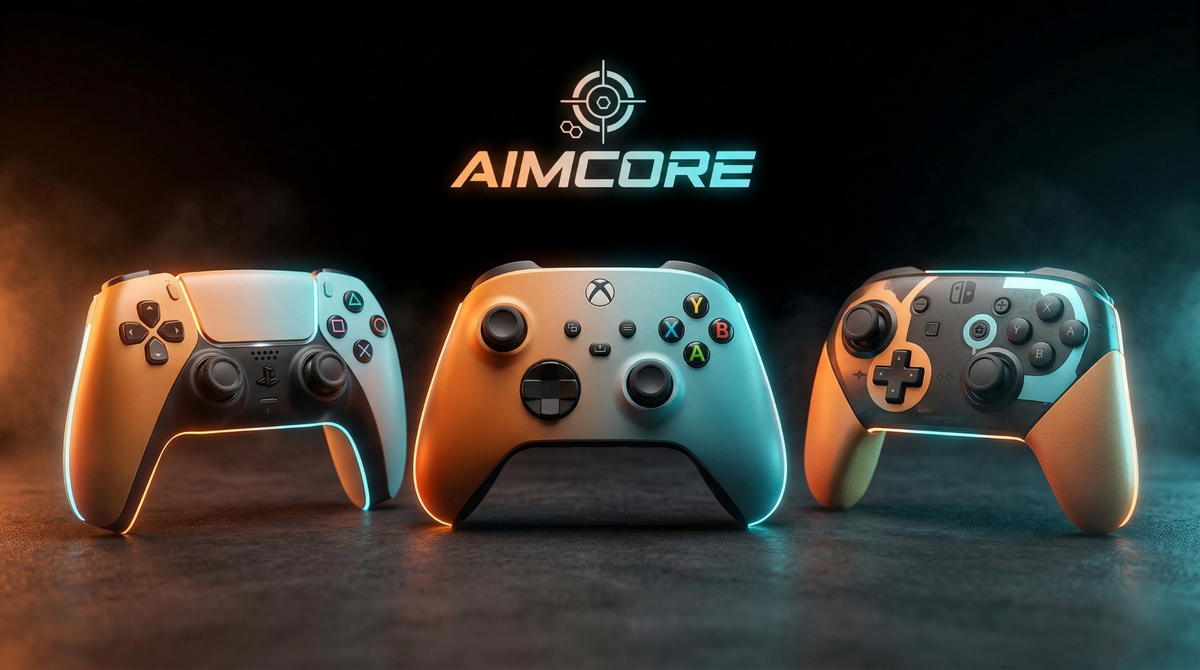 Aimcore – Controller für PlayStation, Xbox und Nintendo