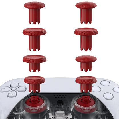 eXtremeRate White ThumbsGear V3 – 8-in-1 Austauschbare Ergonomische Thumbsticks für PS5 & PS4 Controller