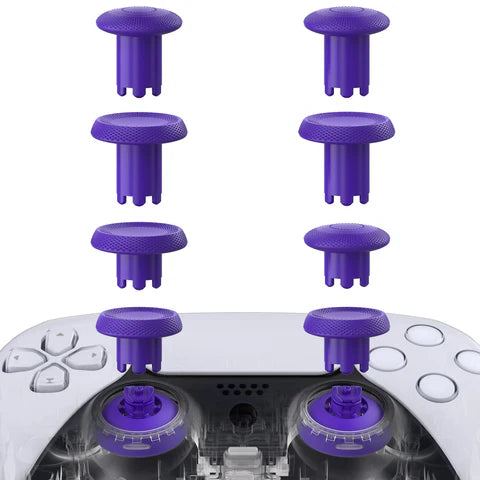 eXtremeRate White ThumbsGear V3 – 8-in-1 Austauschbare Ergonomische Thumbsticks für PS5 & PS4 Controller