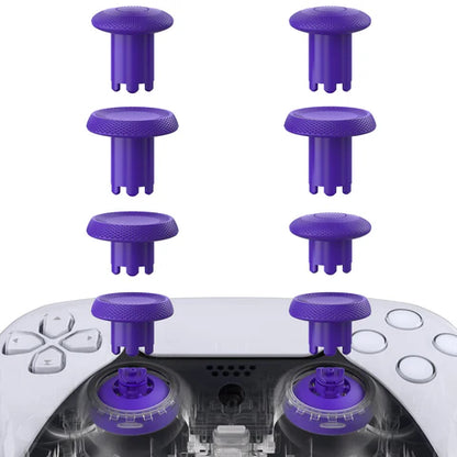 eXtremeRate White ThumbsGear V3 – 8-in-1 Austauschbare Ergonomische Thumbsticks für PS5 & PS4 Controller