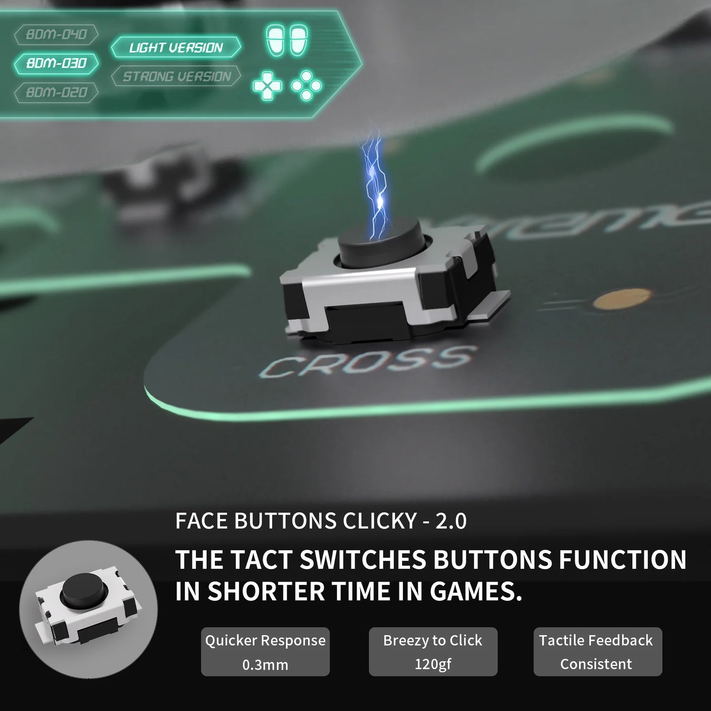 eXtremeRate_Whole_Set_-_Light_Version_Clicky_Kit_for_PS5_Controller_BDM-030-10