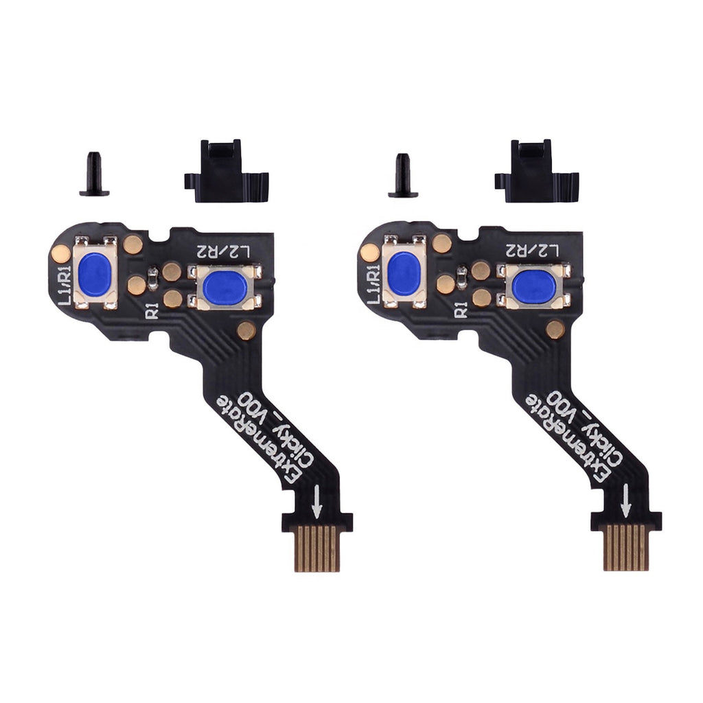 eXtremeRate Tactile Clicky Trigger Kit für PS5 Controller – Custom Bumper & Trigger Buttons für PlayStation 5