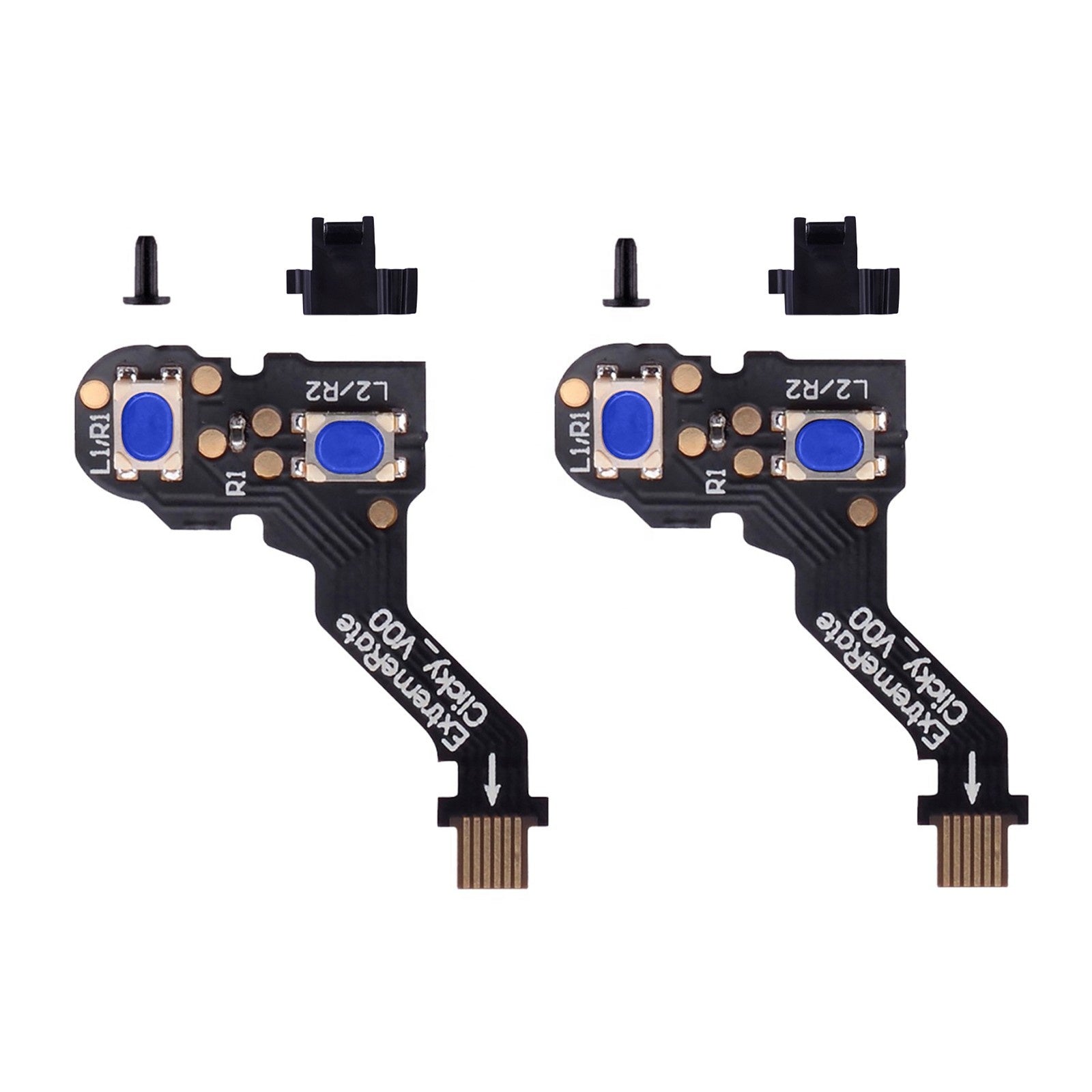 eXtremeRate Tactile Clicky Trigger Kit für PS5 Controller – Custom Bumper & Trigger Buttons für PlayStation 5