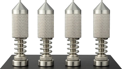 Set aus 4 magnetischen Platinenhaltern aus Edelstahl mit gefederter Spitze zur Fixierung von Leiterplatten beim Löten.